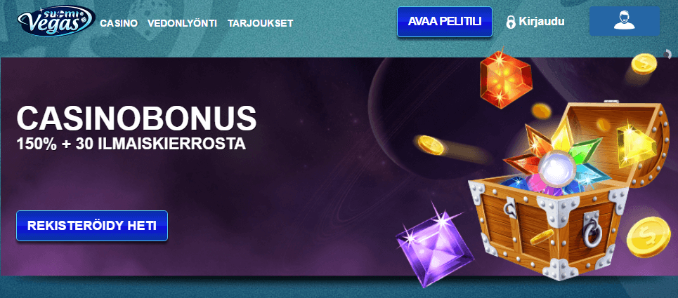 Uusi casino bonus Suomivegas