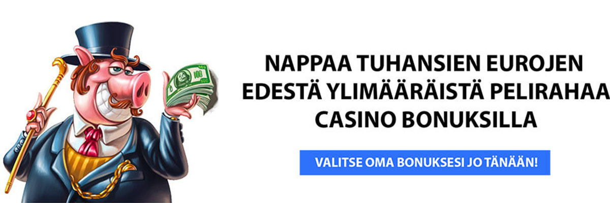 Casino bonus tarjoukset netissä