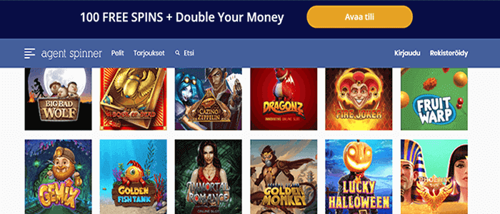 Agent Spinner casino bonus