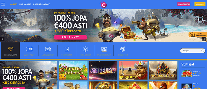 Cashiopeia casino bonus