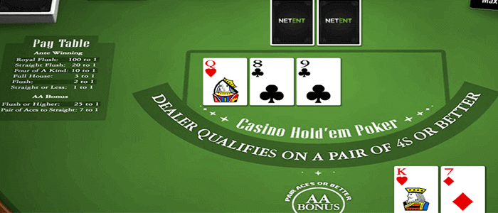 Texas Hold´em netissä