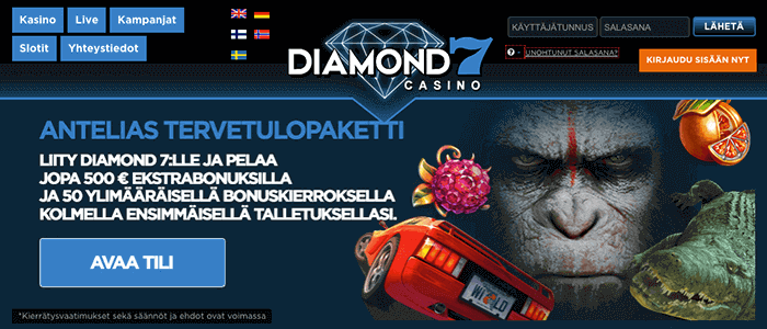 Diamond7 ilmaiskierrokset