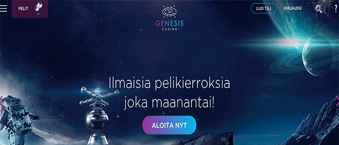 Genesis Casino ilmaiskierrokset