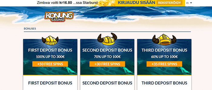 Konungcasino ilmaiskierrokset