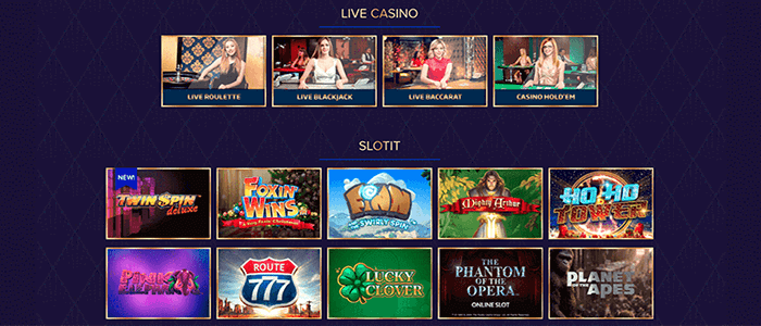 Live Lounge casino bonus