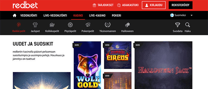 Redbet casino bonus