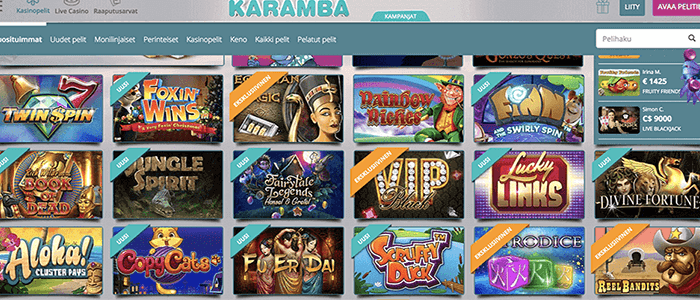 Karamba casino bonus