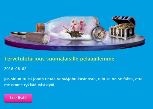 Vera & John ja suomalaisten uusi tervetuloetu