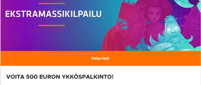 Expektin ekstramassikisa ja 500 euron päävoitto