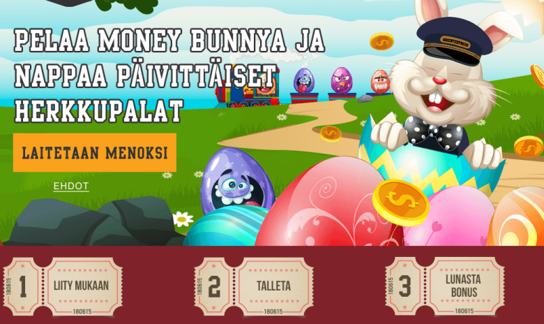 Orientxpresscasino ja Money Bunny + tervetulotarjous