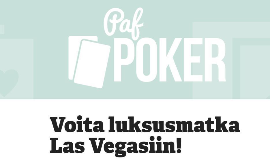 Paf - Voita luksusmatka Las Vegasiin