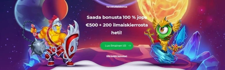 Alfa Casino ja tervetulopaketti