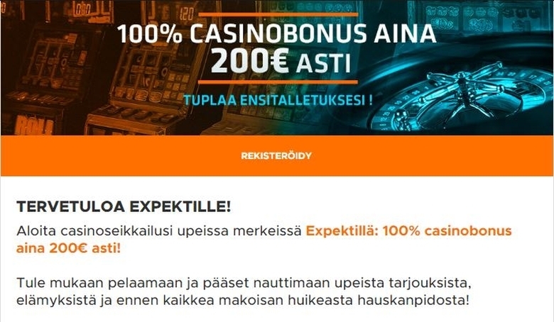 Expekt ja tervetuloedut