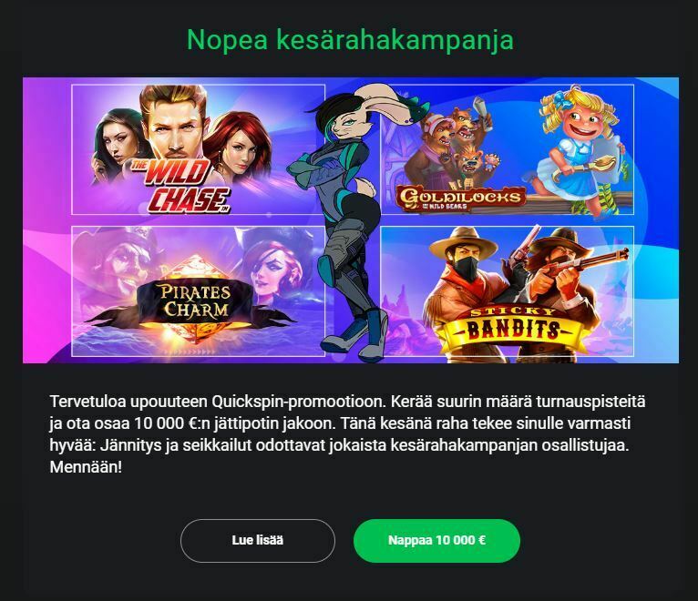 Casino Drift ja 10 000 euron kesäkampanja