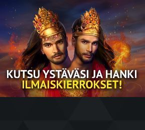 Kutsu ystäväsi 7Gods kasinon jäseniksi