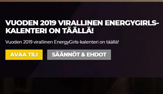 Energy Casinon kalenteri