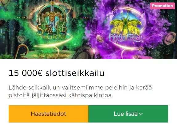 Mr Green ja 15 000 euron haaste