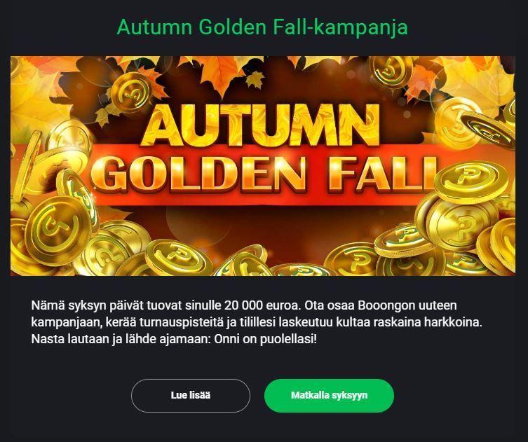 Drift Casino - Golden Fall