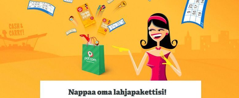 Paf ja oma lahjapaketti