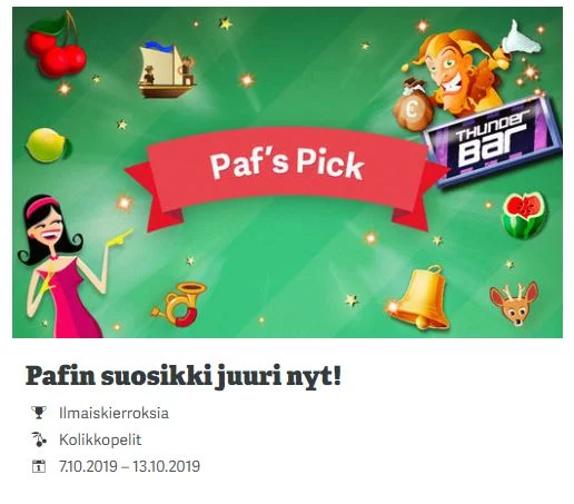 Paf - ilmaiskierroksia