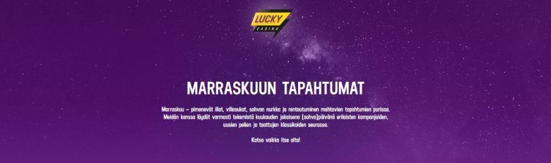 Lucky Casinon marraskuu