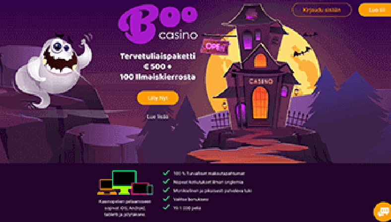 Boocasino bonus